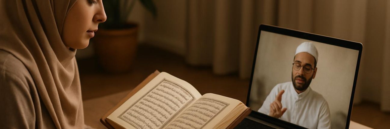Online Qaida Teachers for Adults: When Personal Support Makes Progress Easier